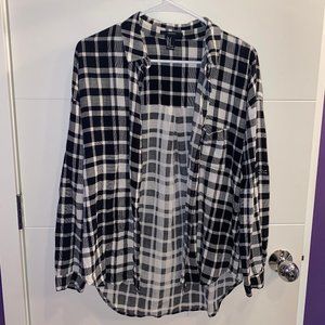 Black and white flannel